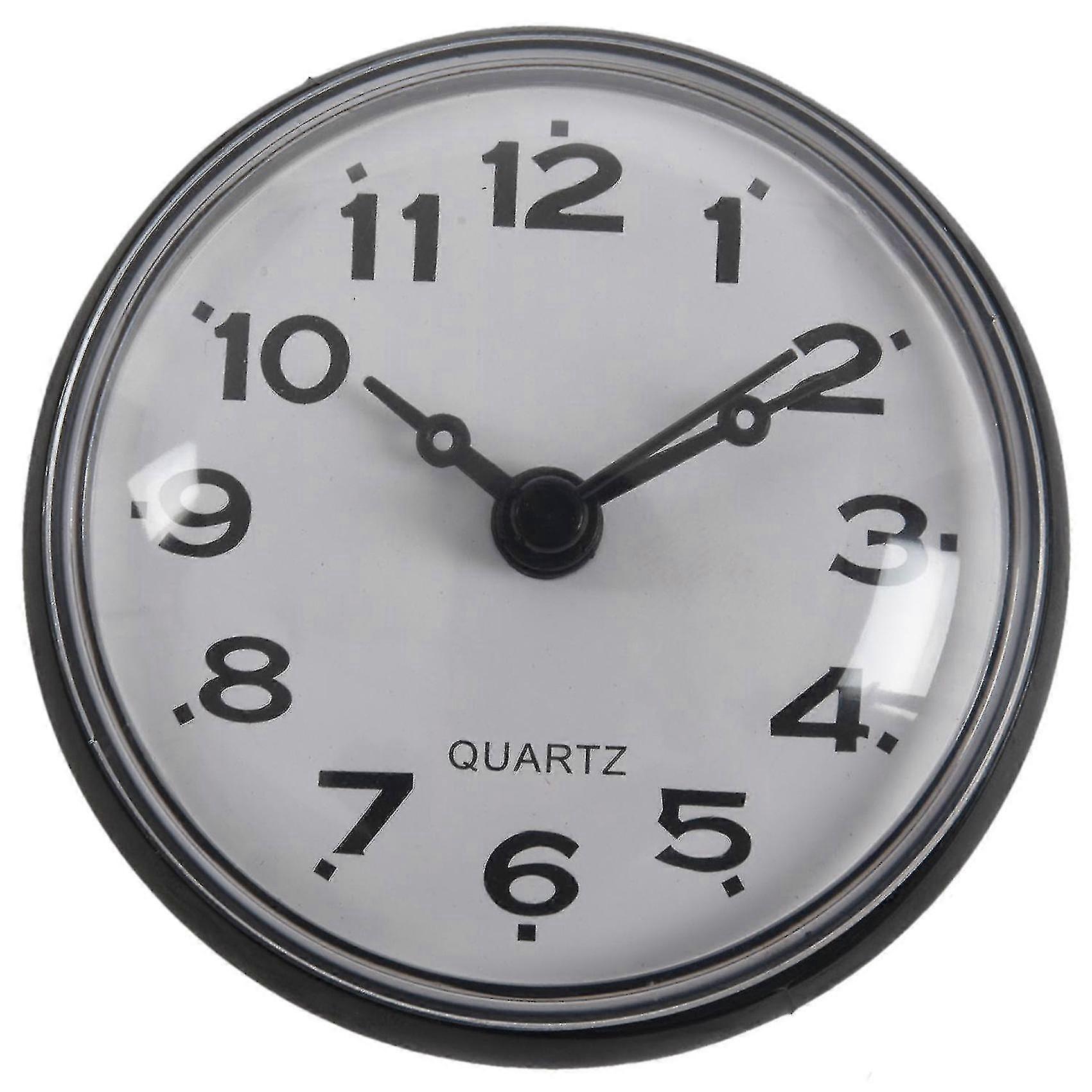 7cm Waterproof Kitchen Bathroom Shower Clock Suction Cup Wall