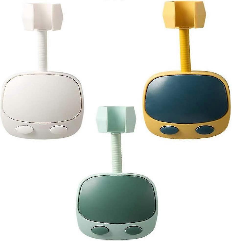 3 Pieces Suction Cup Adjustable Shower Holder Without Drilling, Adjustable Suction Shower