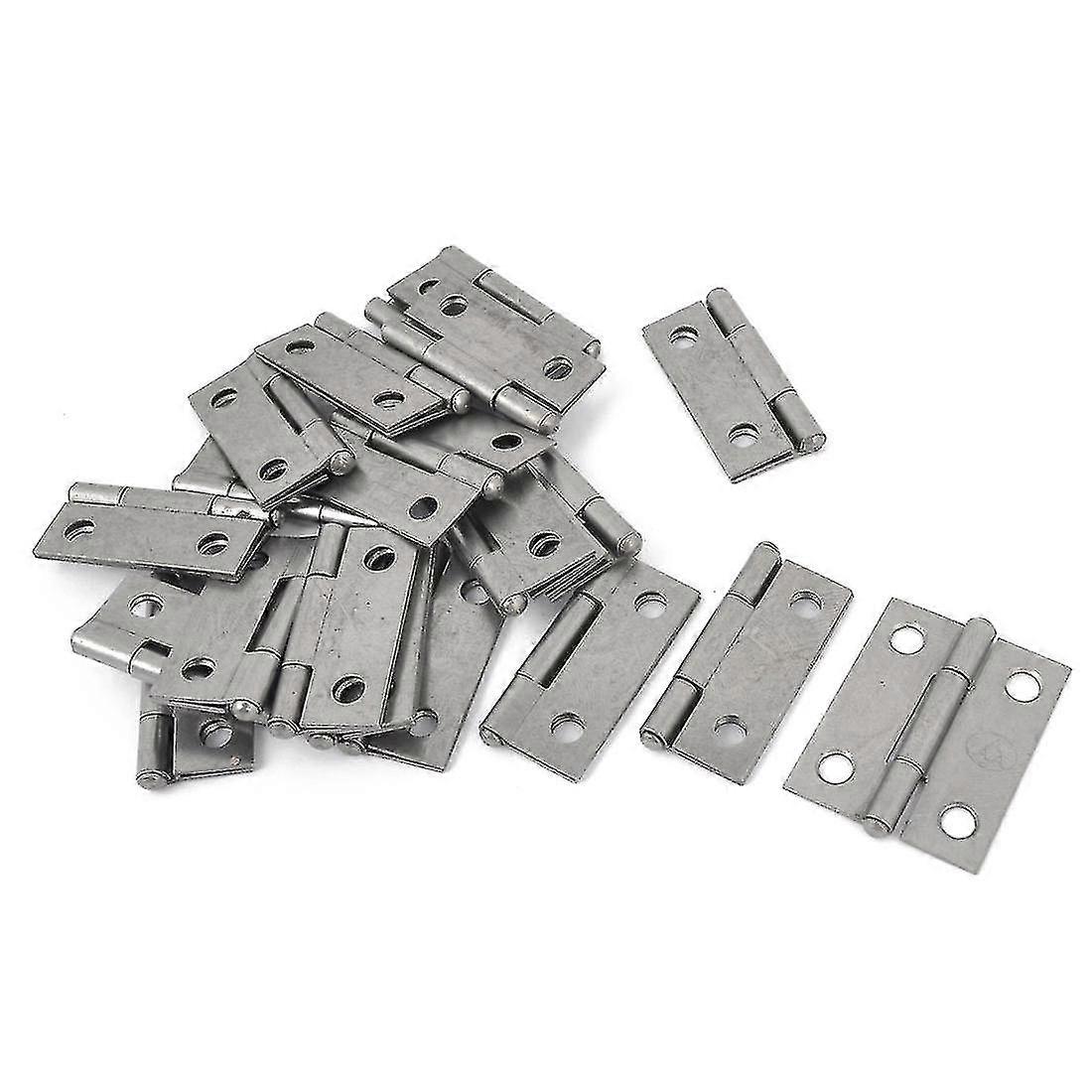 Rectangle Folding Closet Cabinet Door Hinge Hardware 1.5" 20 Pcs