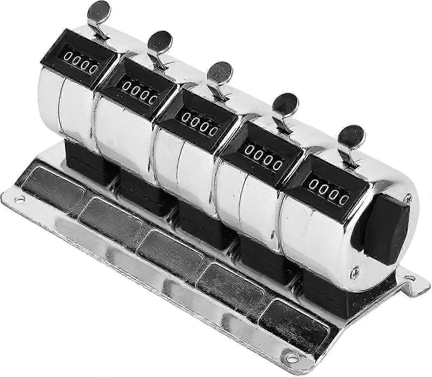 Manual Tally Counter, Mecanice Tally Counter Manual Metal Ratchet, Mecanice Metal Counter 4 Cifre, aplicabile la aeroport