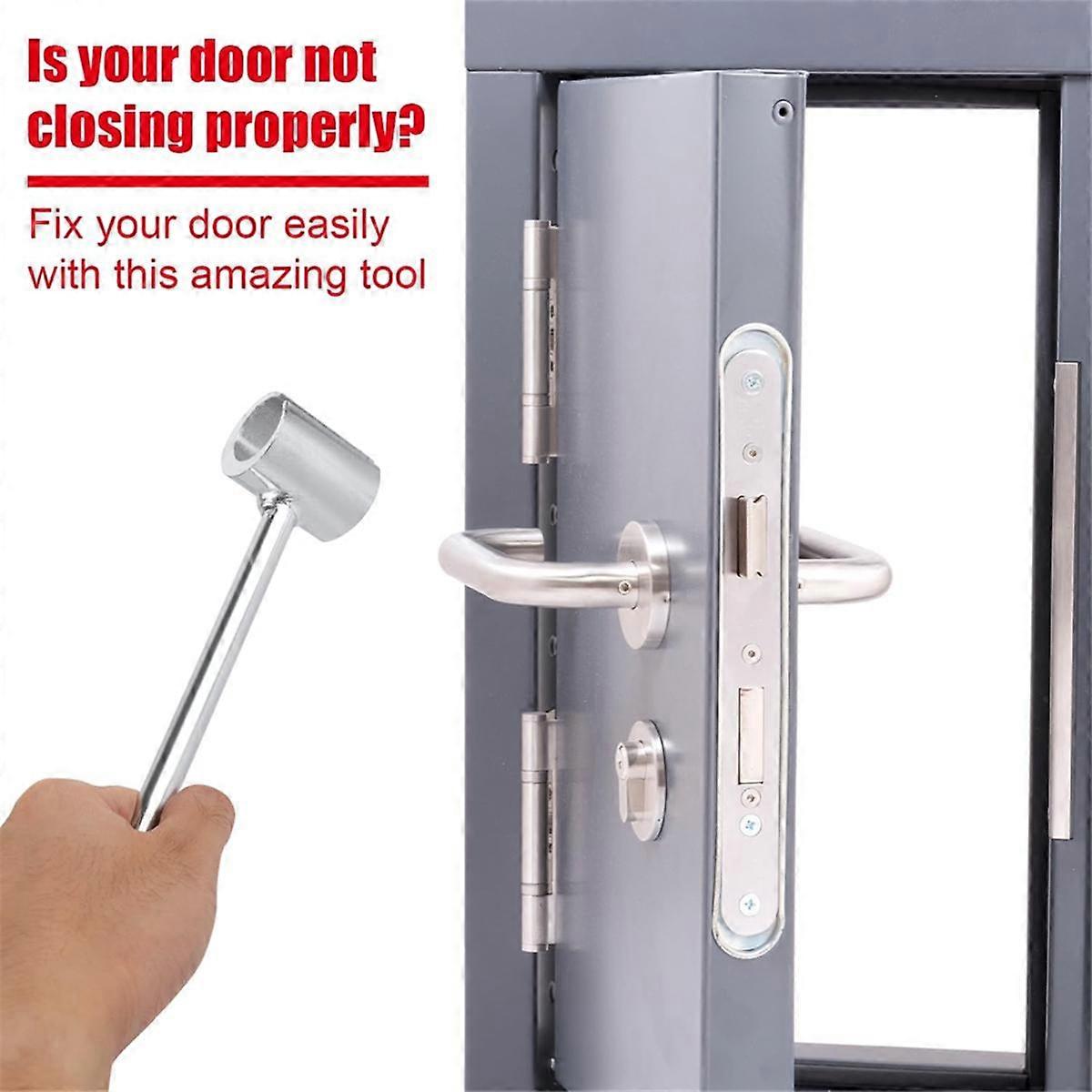2Pcs Door Hinge Adjustent Tool, Heavy Duty Hinges Gap Adjusting Wrench Integral Structural