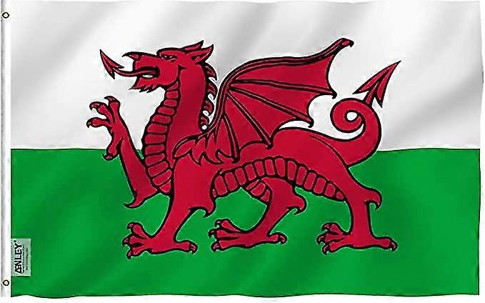 Fly Breeze Wales Flag,vivid Color And Uv Fade Resistant,canvas Header And Double Stitched