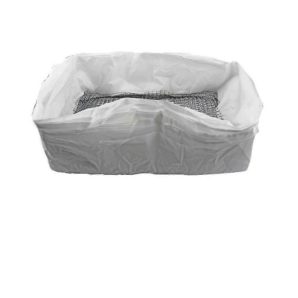 10 stk gjenbrukbar avføring Filter håndfri Pet Excrement Liners Elastisk sandpose Filter Hygienisk Kull Box Liners S