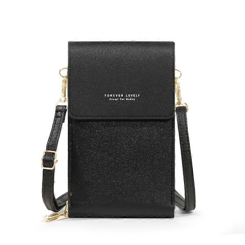 תיק יד נשים תיקי כתף קרוסבודי ארנקים מסך מגע ארנק טלפון סלולרי רצועת עור רכה תיק יד לנשים תיקי שליח יוקרתיים