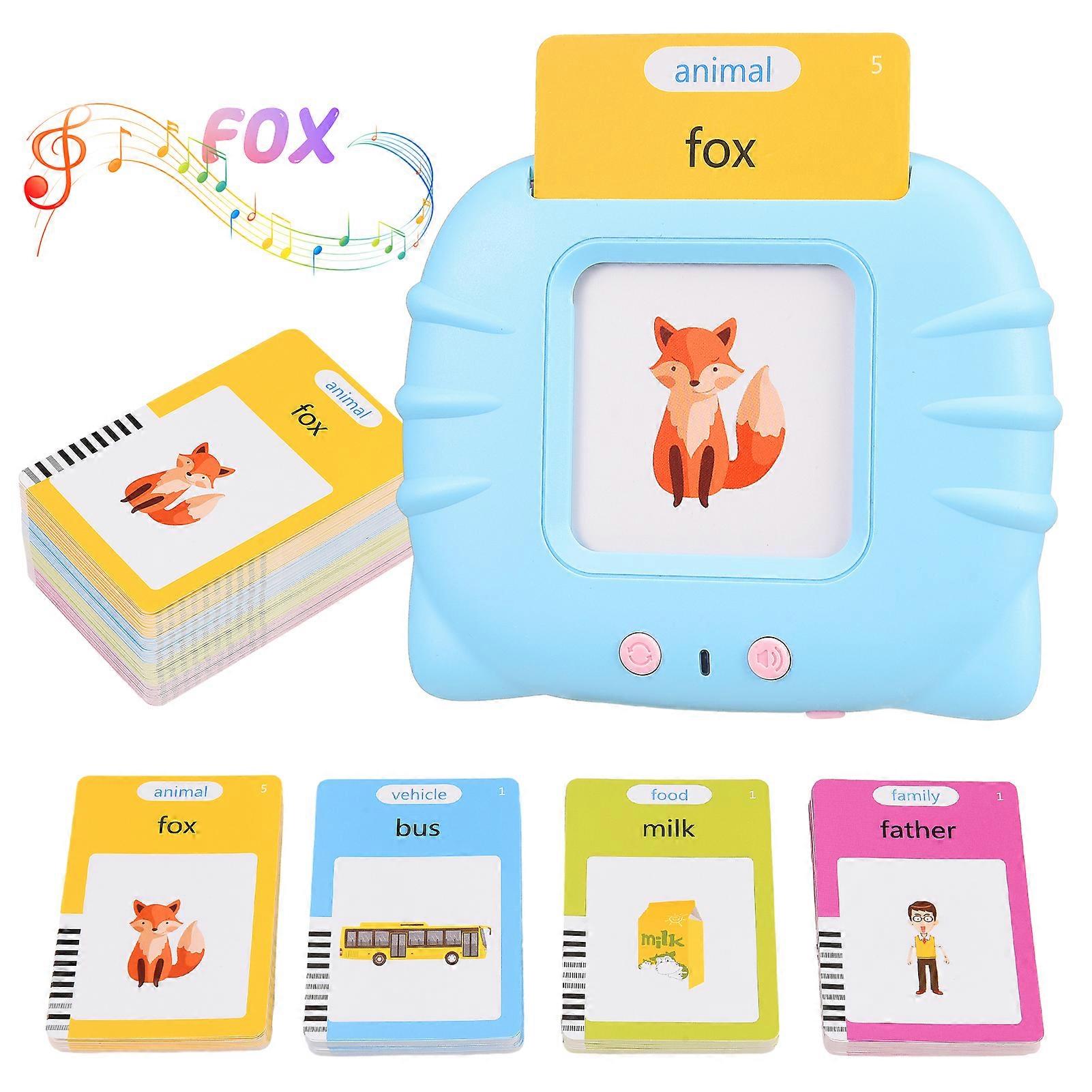 Talking Flash Cards Reader Speech Development Toys Electronics Learning Activities Preschooler Travel Essentials