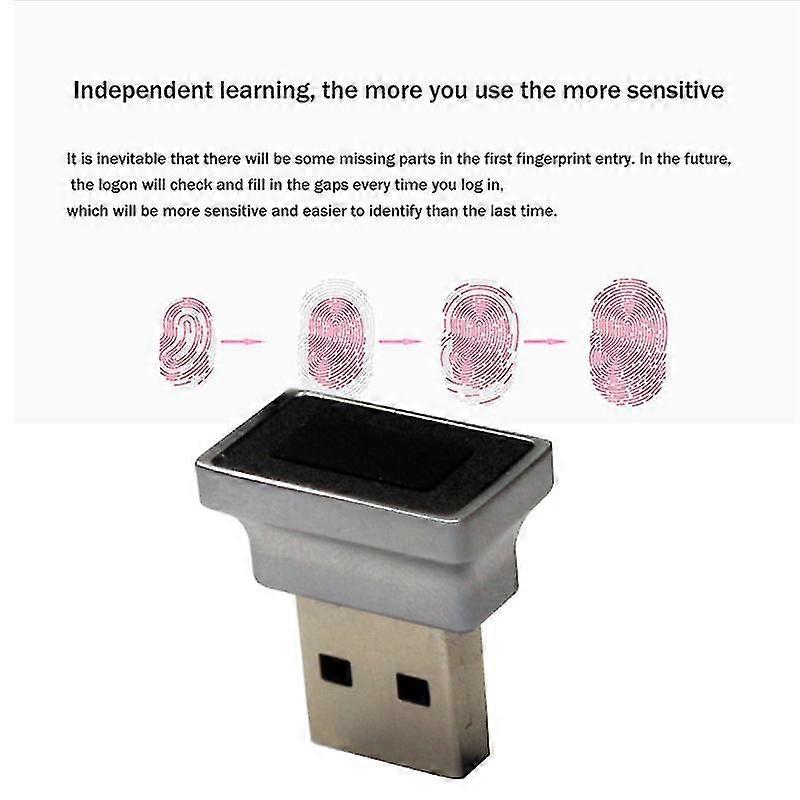 USB Fingerprint Reader Computer USB Fingerprint Lock for Windows 10 11 Hello USB Fingerprint Sign-i