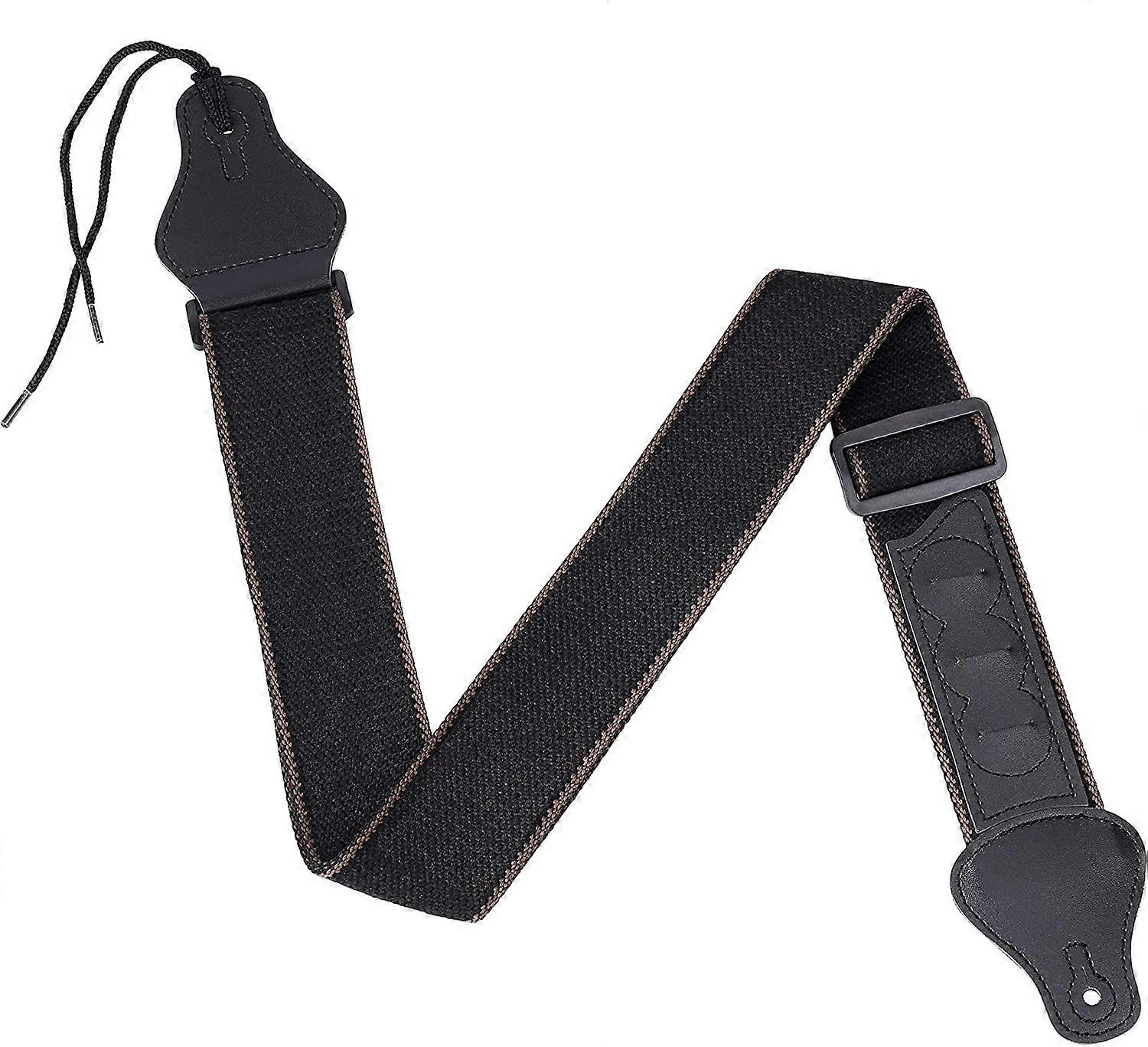 Gitarrrem Elgitarrrem Bekväm gitarrrem för akustisk elgitarr basgitarr (svart)