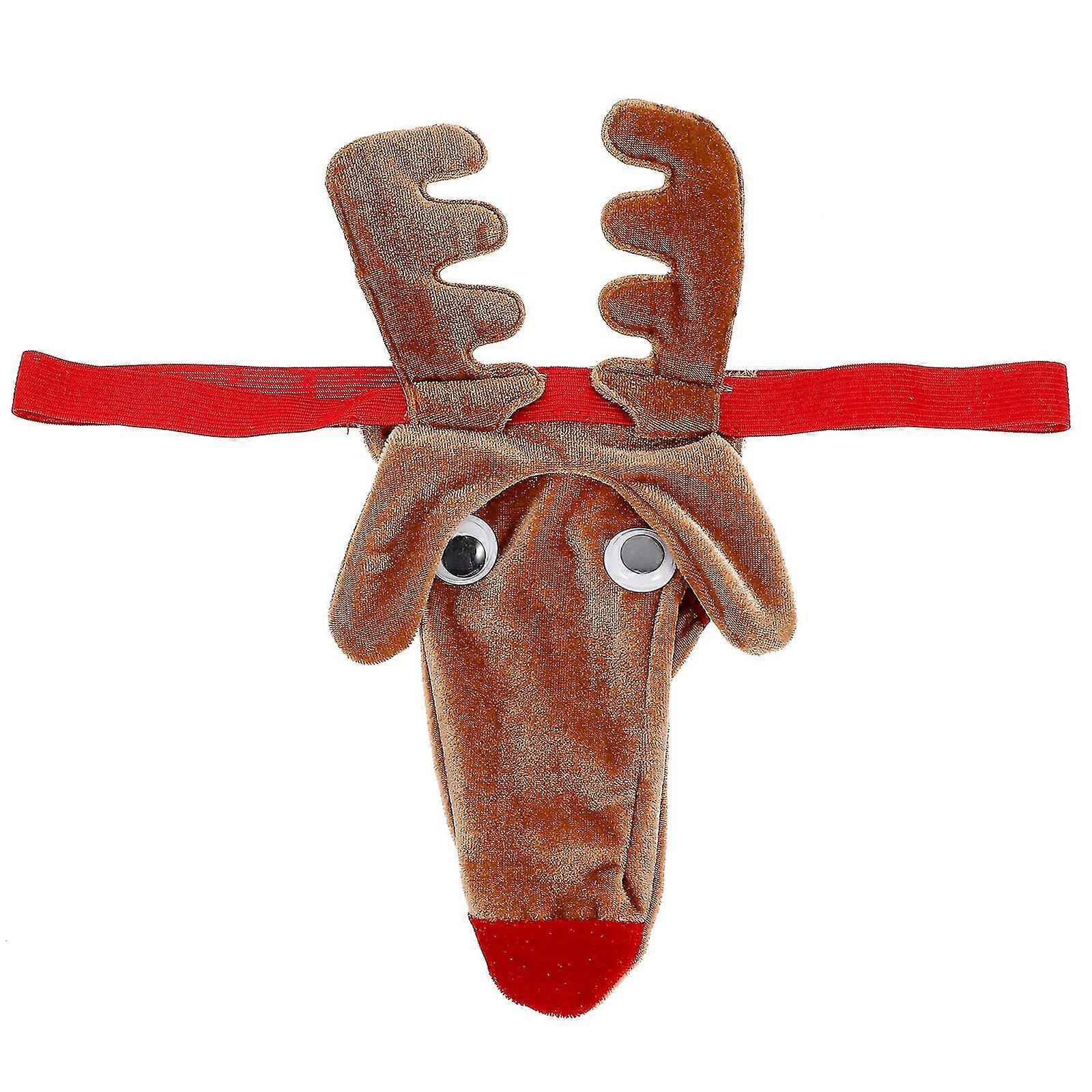 1 db férfi szexi alsónadrág Kreatív Jávorszarvas rövidnadrág karácsonyi party jelmezek