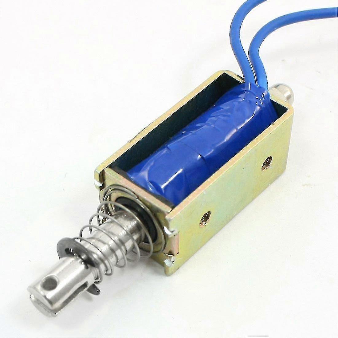 12v 1a 10mm Stroke 600g Push Pull Type Open Frame Solenoid Electromagnet
