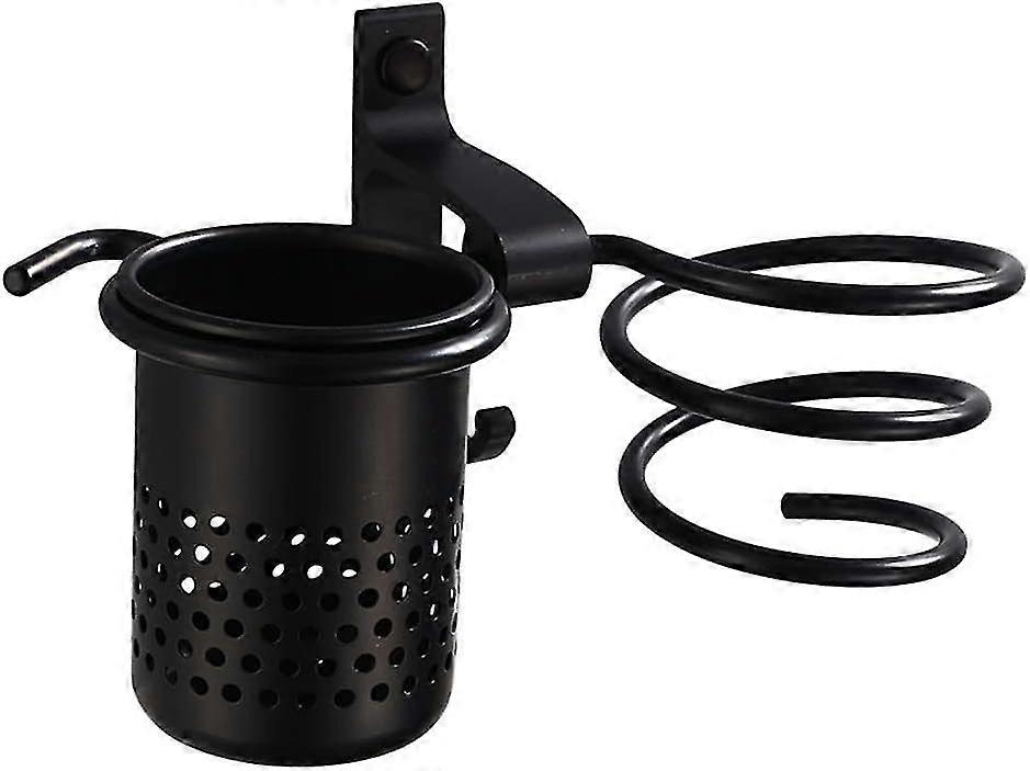 Bathroom Accessories Multi-function Hair Dryer Holder (black)