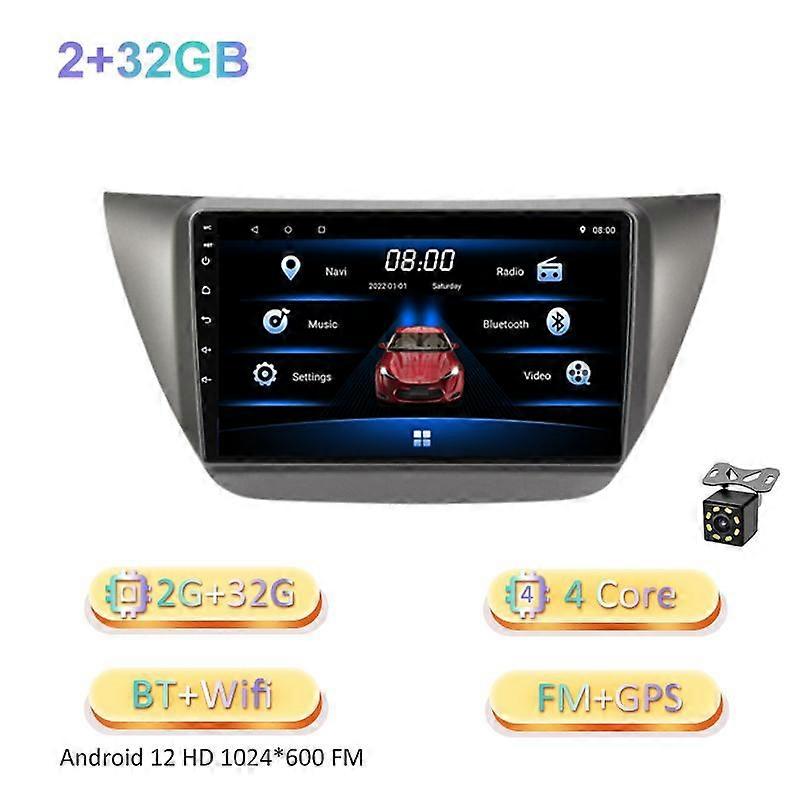 Car Radio for Mitsubishi Lancer 9 CS 2000-2010 Android Auto 4G WIFI Carplay GPS Navigation No DVD Player