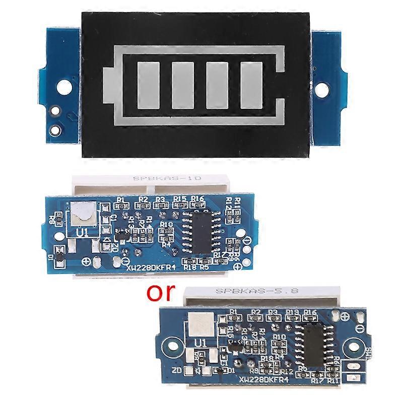 Single 3.7V Lithium Battery Capacity Indicator Module 4.2V Blue Display Tester