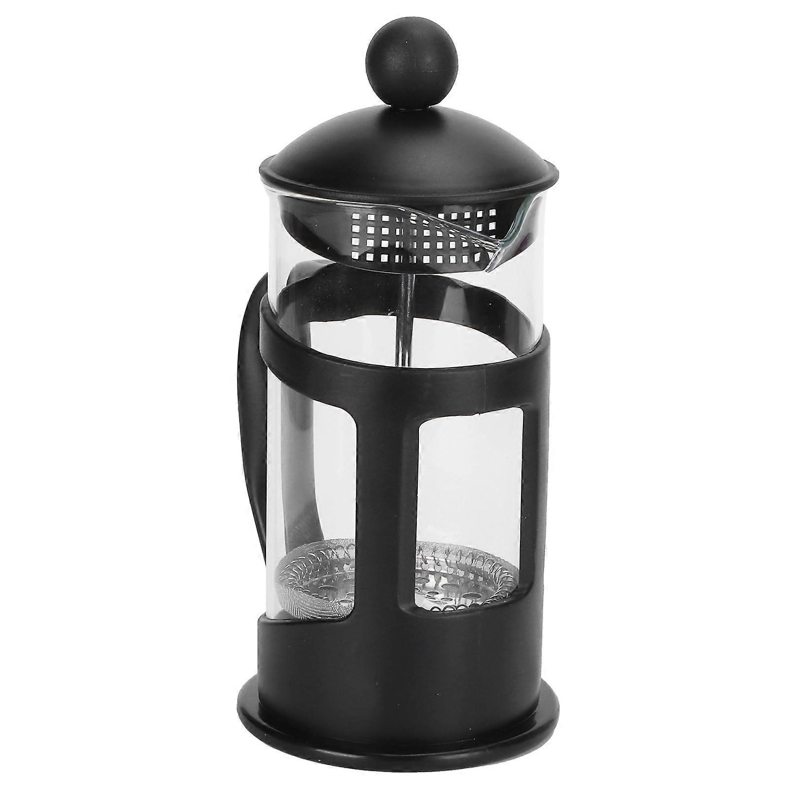 Coffee and Tea Maker Kettle 600ml High Temperature Resistant Borosilicate Teapot with Filter