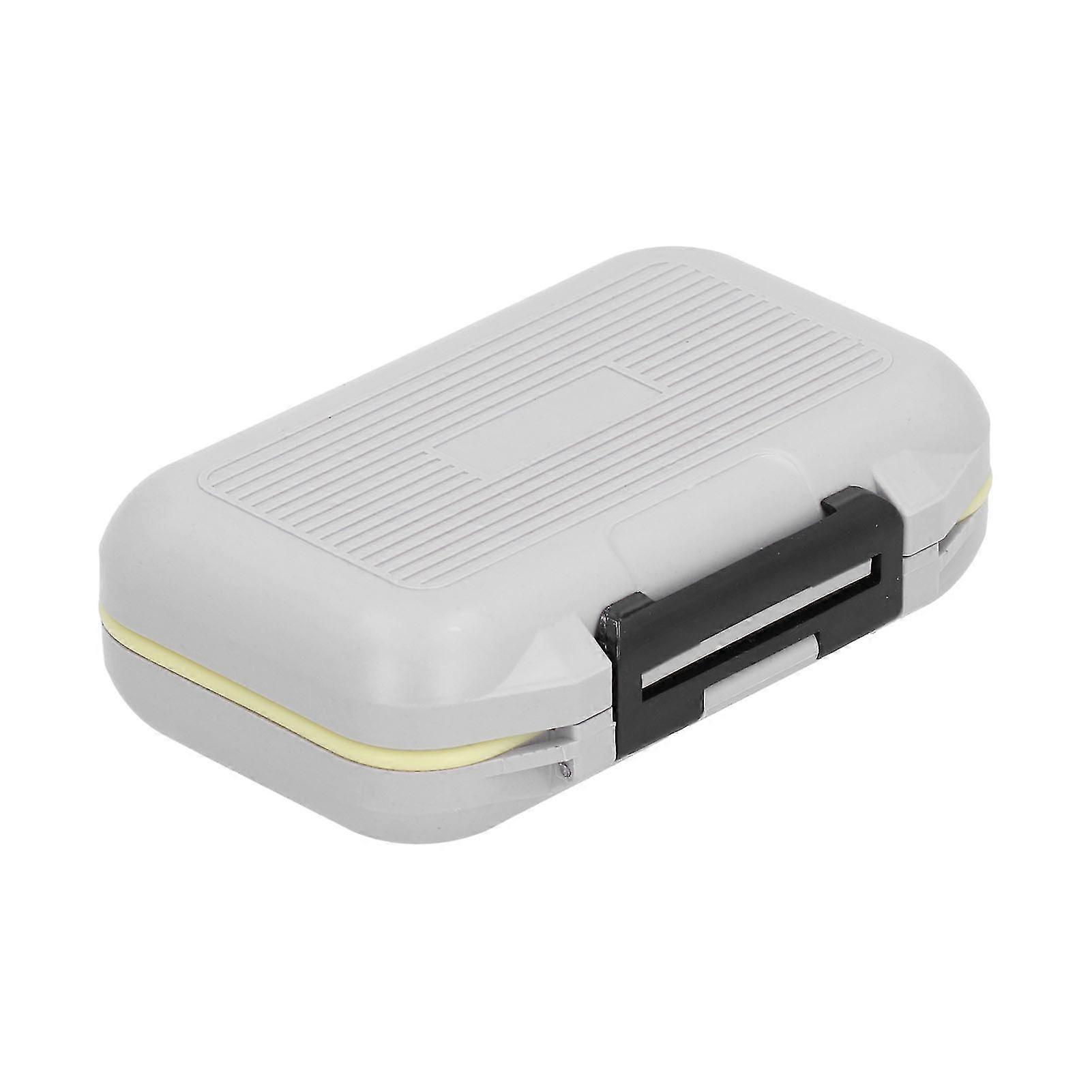 Waterproof Fishing Tackle Box with Multi-Compartment Design - Grey
