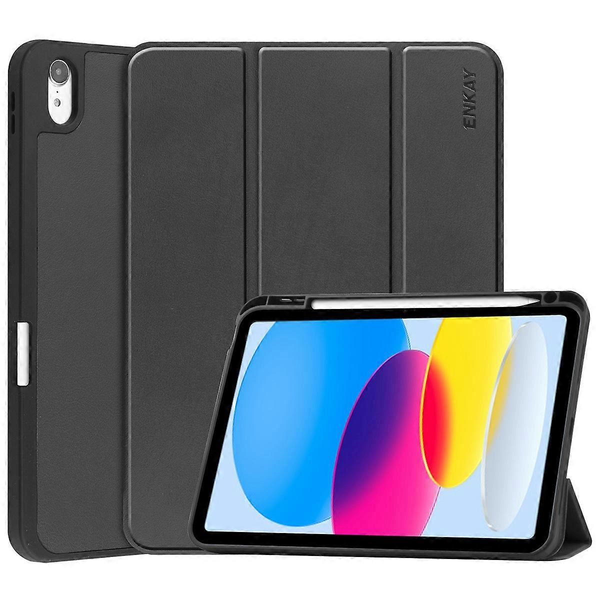 ENKAY PU Leather Smart Case for iPad 10.9 2022