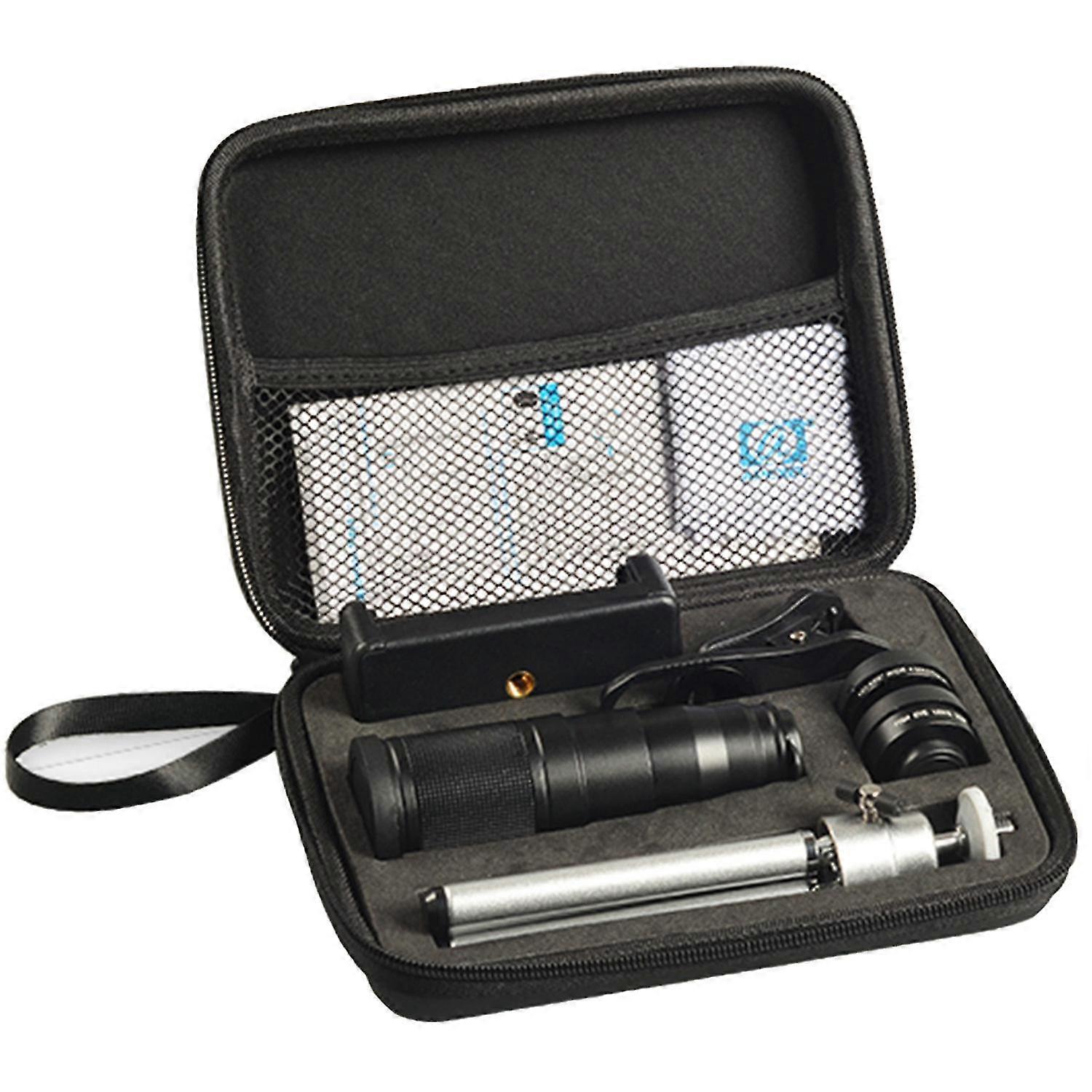 New Phone Camera Lens Kit 4 In 1 Telephoto Zoom 22x Lens Telescope Monocular Wide Macro Fisheye Le