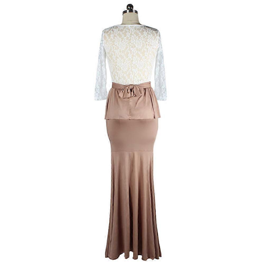 Dentelle à la mode Sexy Robe Longue Robe Complète