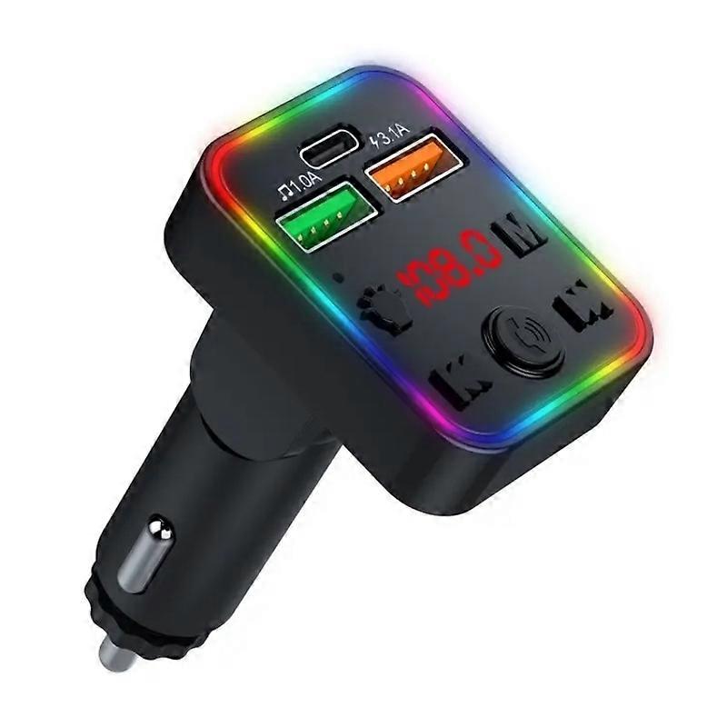 Bluetooth FM Transmitter in-Car Adapter PD Car Charger