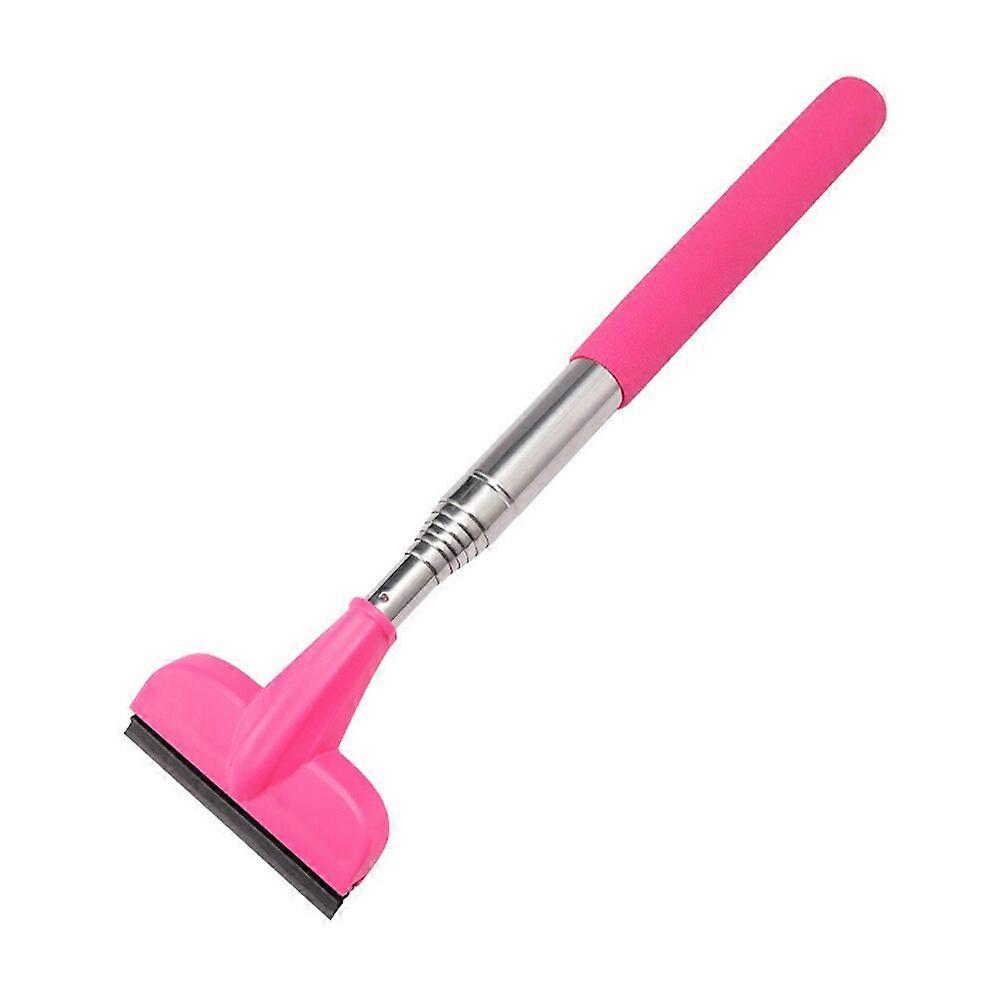 Car Telescopic Rearview Mirror Squeegee Wiper Side Mirror Extendable Wiper Brush Cleaner Window Cleaning Tool