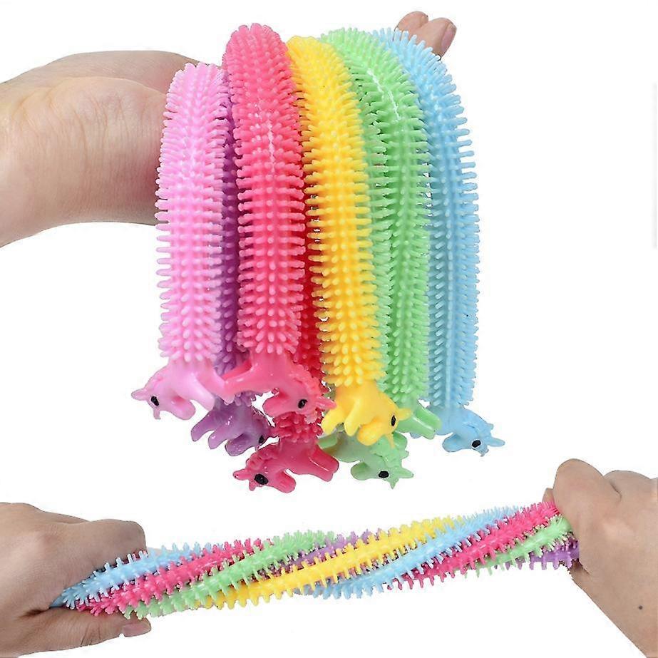 18pcs Single-Horned Malalale TPR Vent Pulling Rope Anti Stress Wall Climber Flip Decompression Sticky Toy