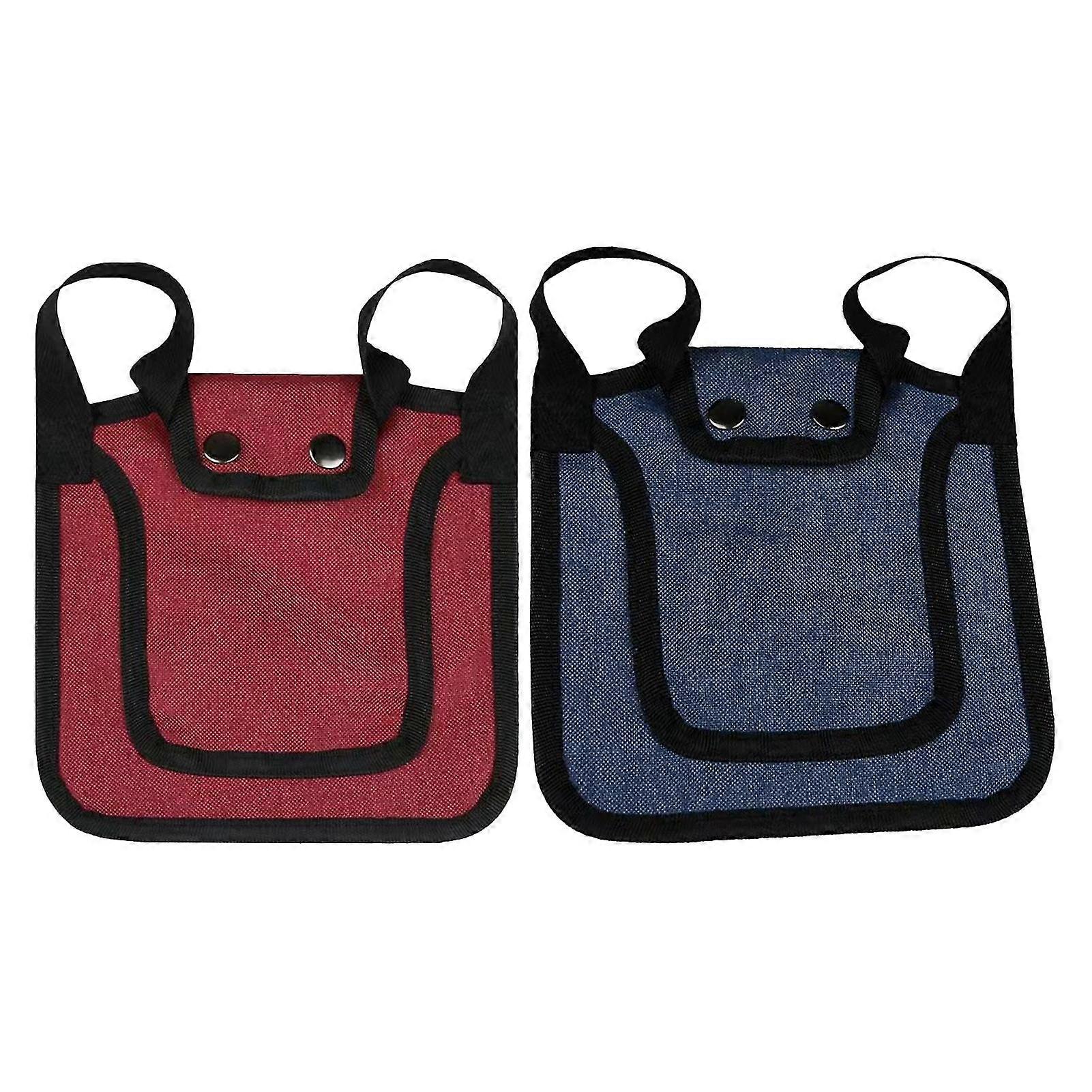 2pcs Chicken Saddle For Hens Adjustable Snaps Sides Wing Back Feather Odorless