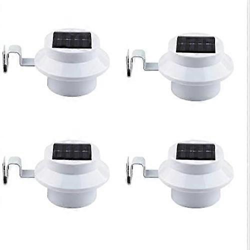 4-Pack - Outdoor Solar Gutter LED Lights