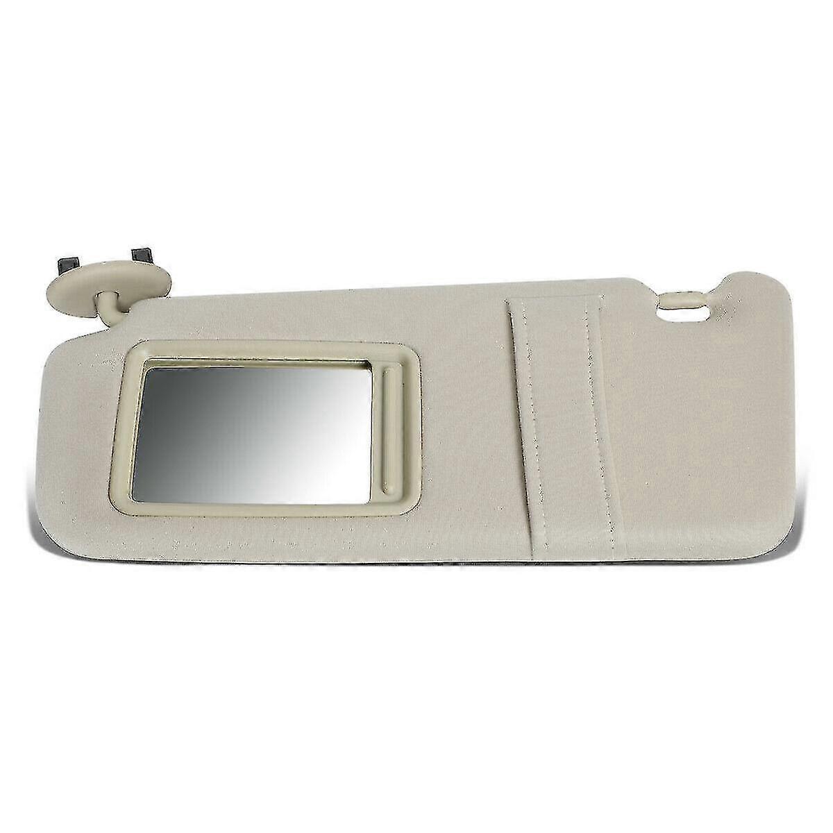 Compatible With 2007-2011 Left Driver Side Sun Visor Sunshade Light Beige