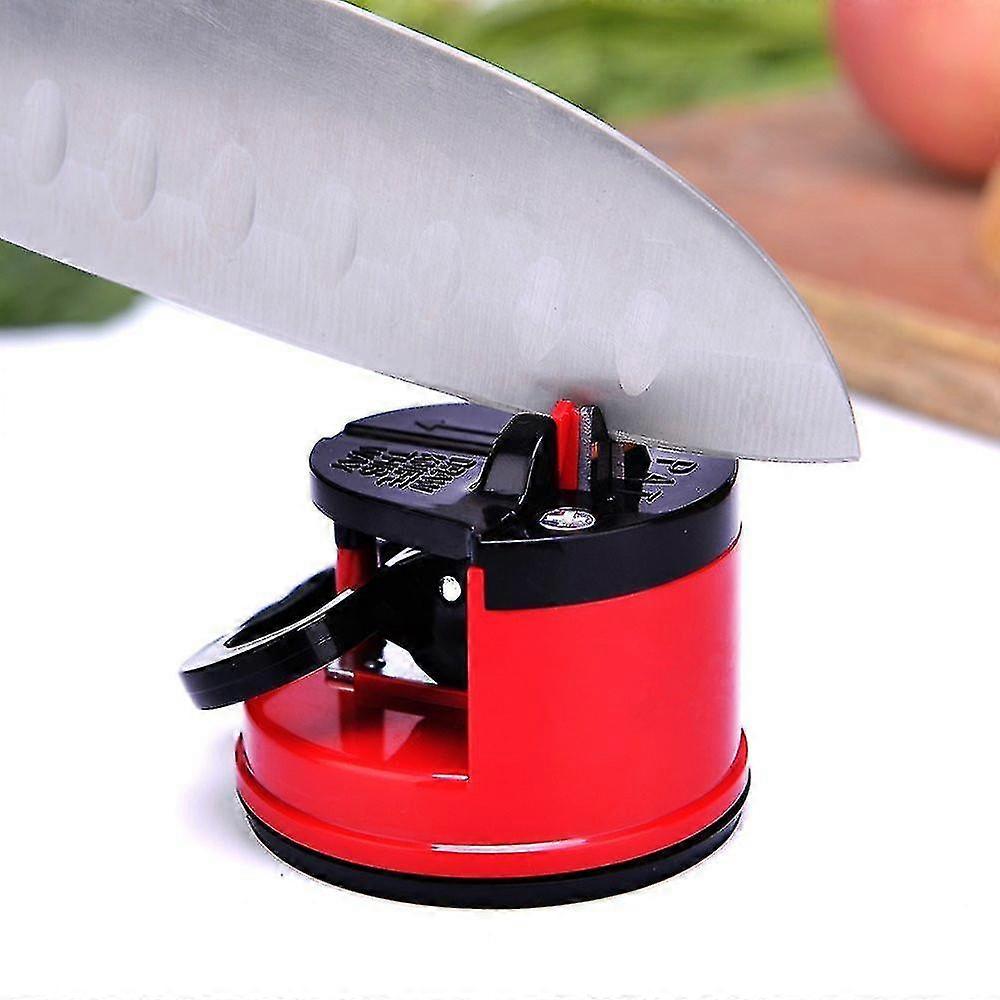 Mini Knife Sharpener With Suction Cup For All Blade Types Razor SharpRed