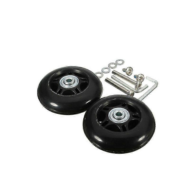 1 Pair Of Luggage Rubber Low Noise Swivel Wheel Replacement Tool