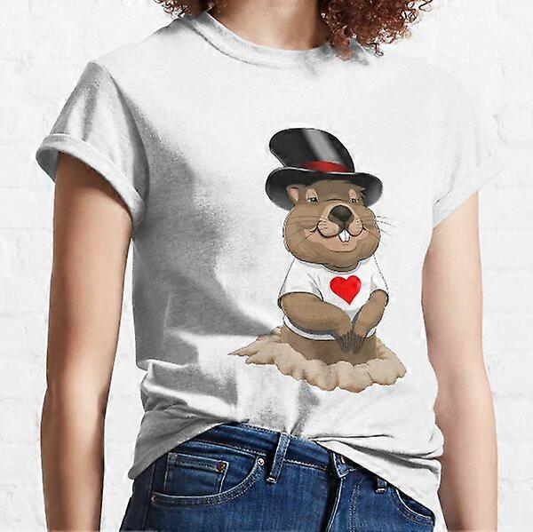Groundhog Heart Κλασικό T-Shirt-RK12219
