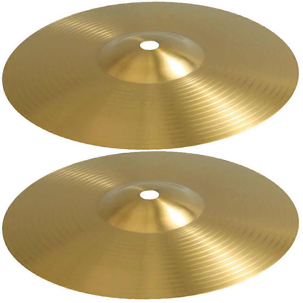 Ensemble de 2 cymbales pour batterie, cymbales de jazz, cymbales crash en laiton, cymbales pour instruments de musique