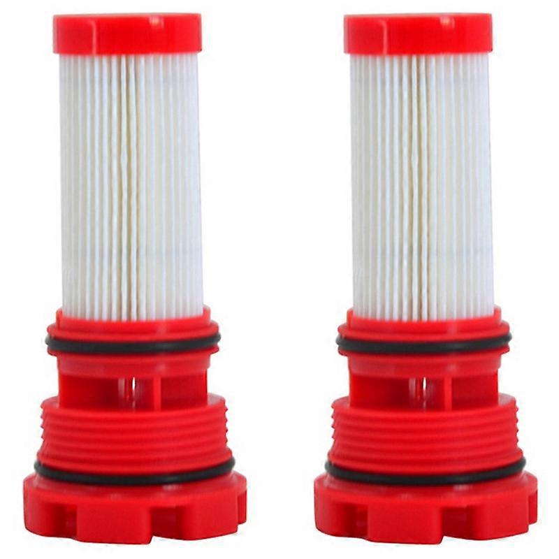 2x New Red Fuel Filter Fit For Ford Mercury Optimax/verado Engines Yalo