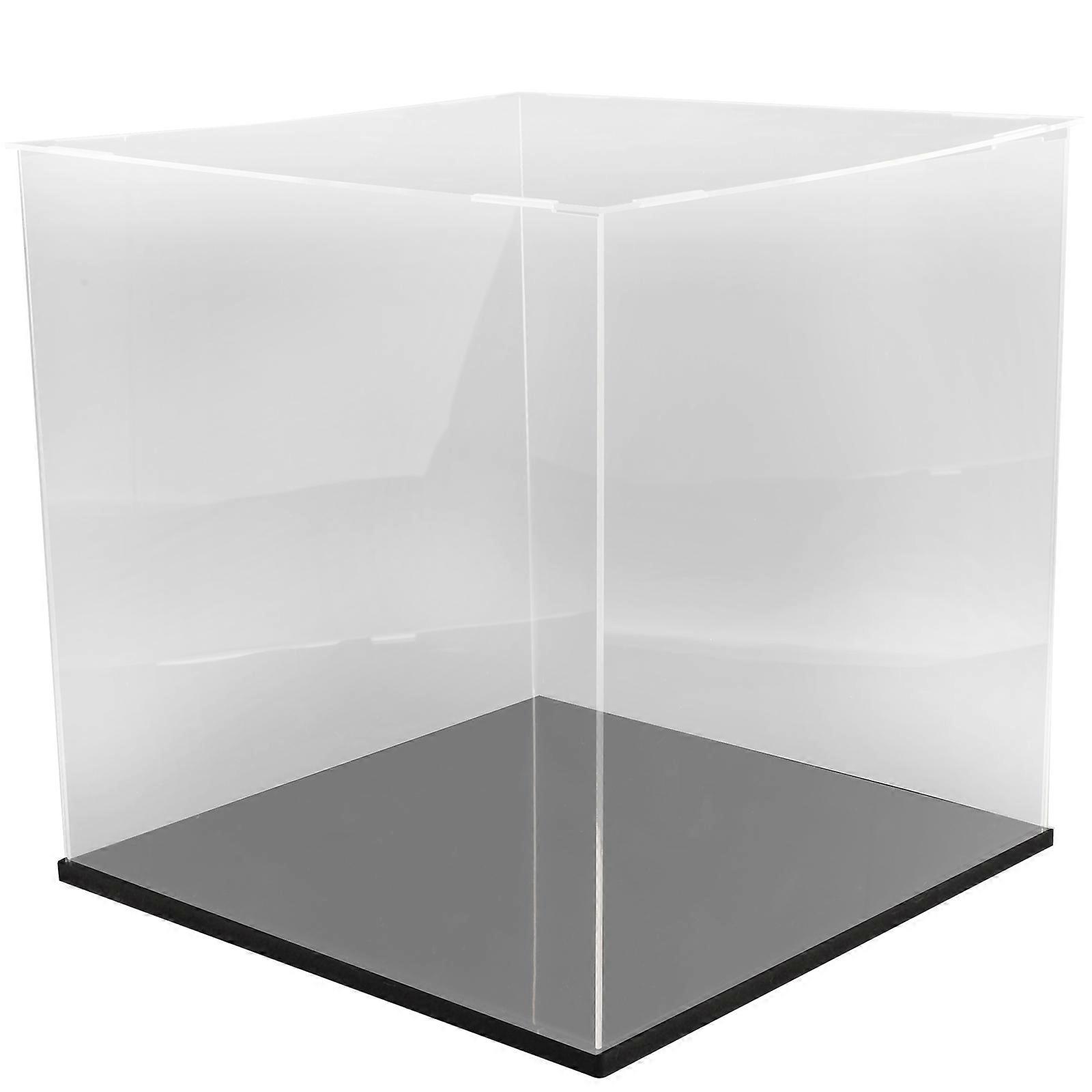 Klart beholderlokk Basketballholdere Baller Akryl Showcase Display Stand Box Model Display Box