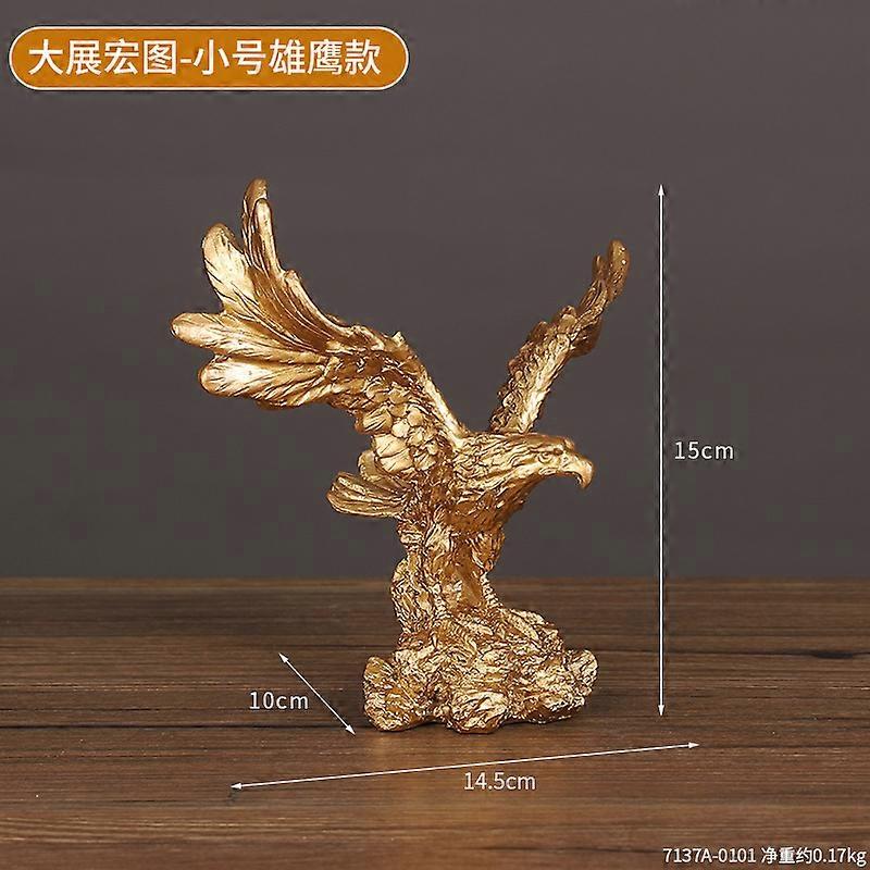 Resin Eagle Statue Eagle Sculpture Eagle Figurine Eagle Ornament Desk Eagle Decor