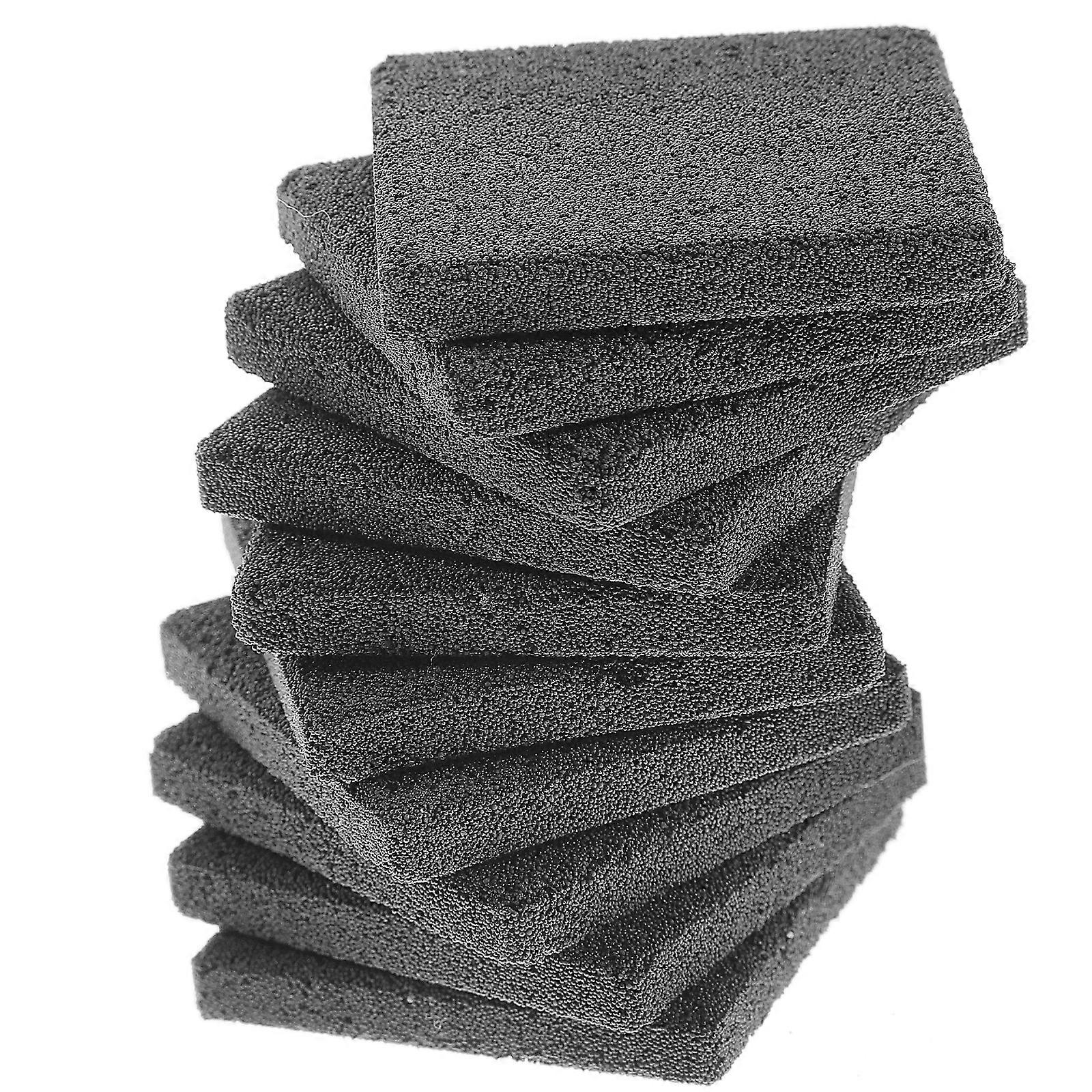 10 Stück Regalhalterungen Korallen-Frag-Halterungsbasis Aquarium Korallen-Frag-Ständer Keramik-Korallen-Frag-Basen Quadratische Korallenbasis Grey ...