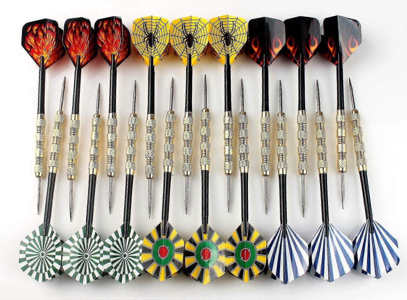 Soft Tip Darts, 18pcs Darts Set, Soft Darts Copper Plated Barrel With Iron,not Easy To Break