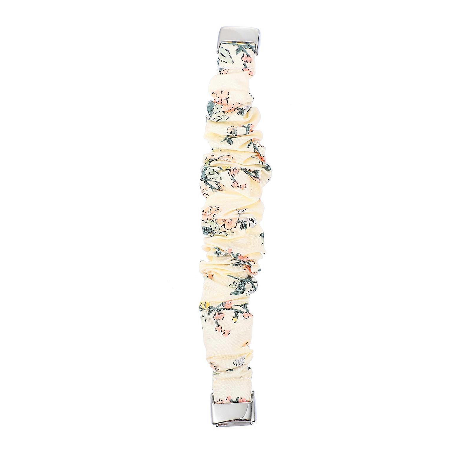 Replacement Watch Band Wristband Scrunchy Strap Compatible with Fitbit Luxe