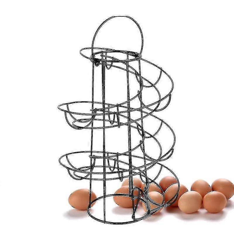Portable Kitchen Creative Spiral Egg Rack Multifunctional Storage Egg Box Egg Storage Rack
