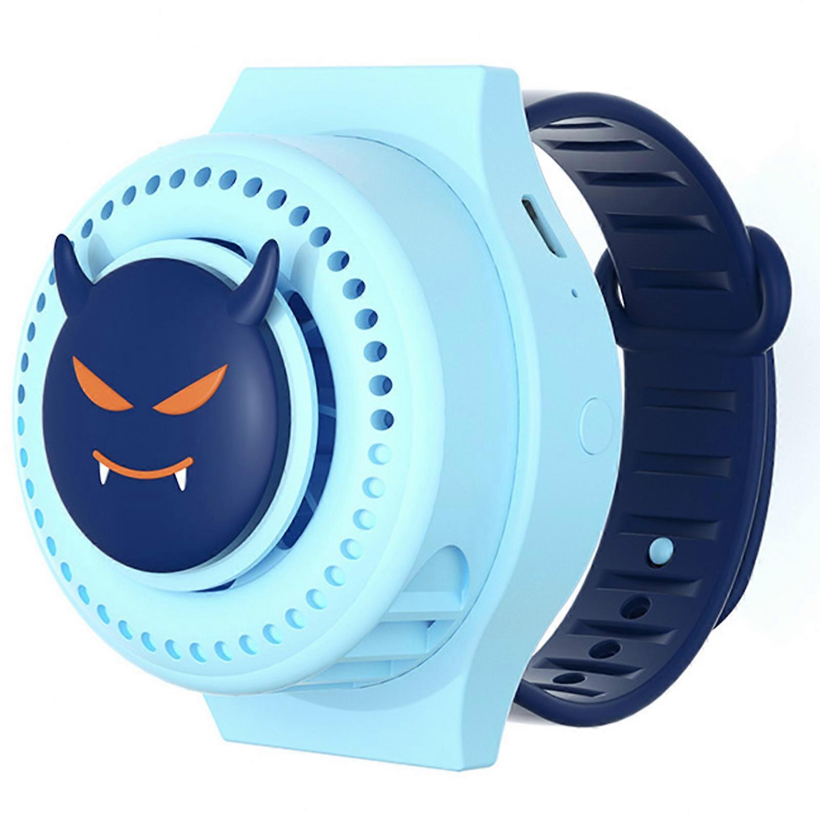 漫画時計ファン夏の折りたたみ式ファン5Vミニクーラーファンポータブルサイレントファン