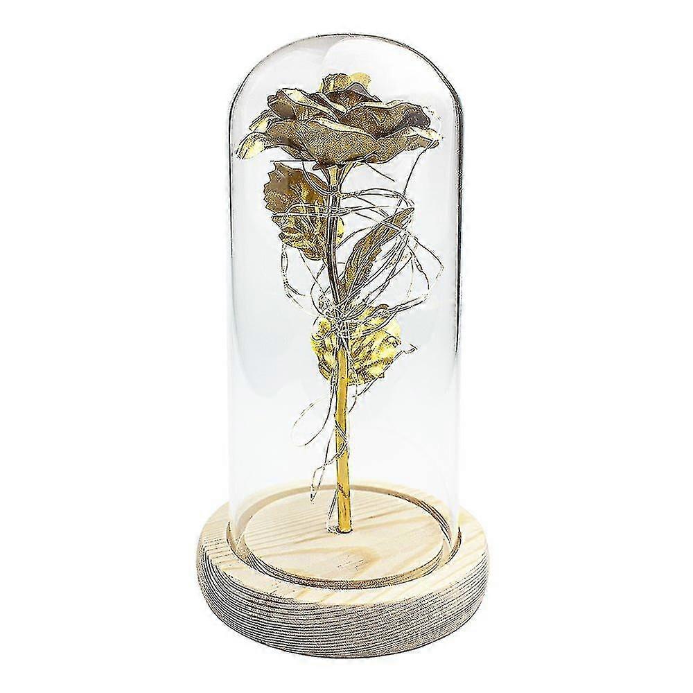 Eternity Rose With Light Loop - Or