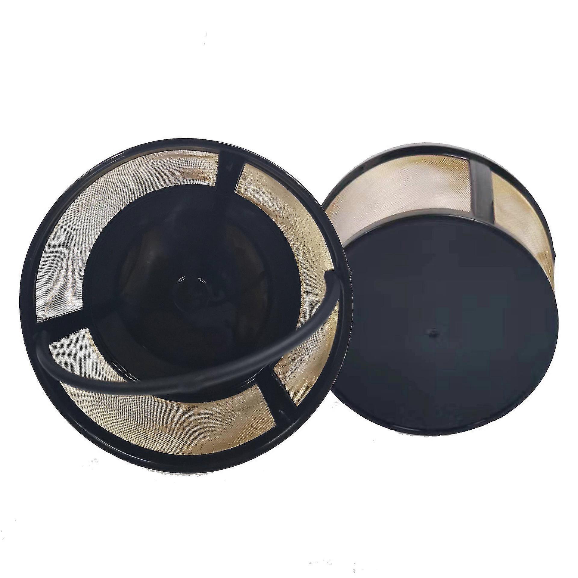 2Pcs Gold Reusable 4 Cup Basket Coffee Filter for Mr. Coffee Makers