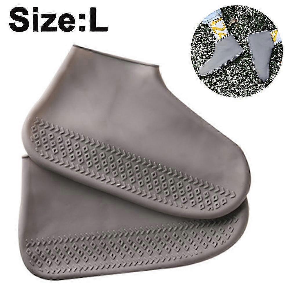 Waterproof Silicone Rain Shoe Covers, Rubber Protector for All Sizes