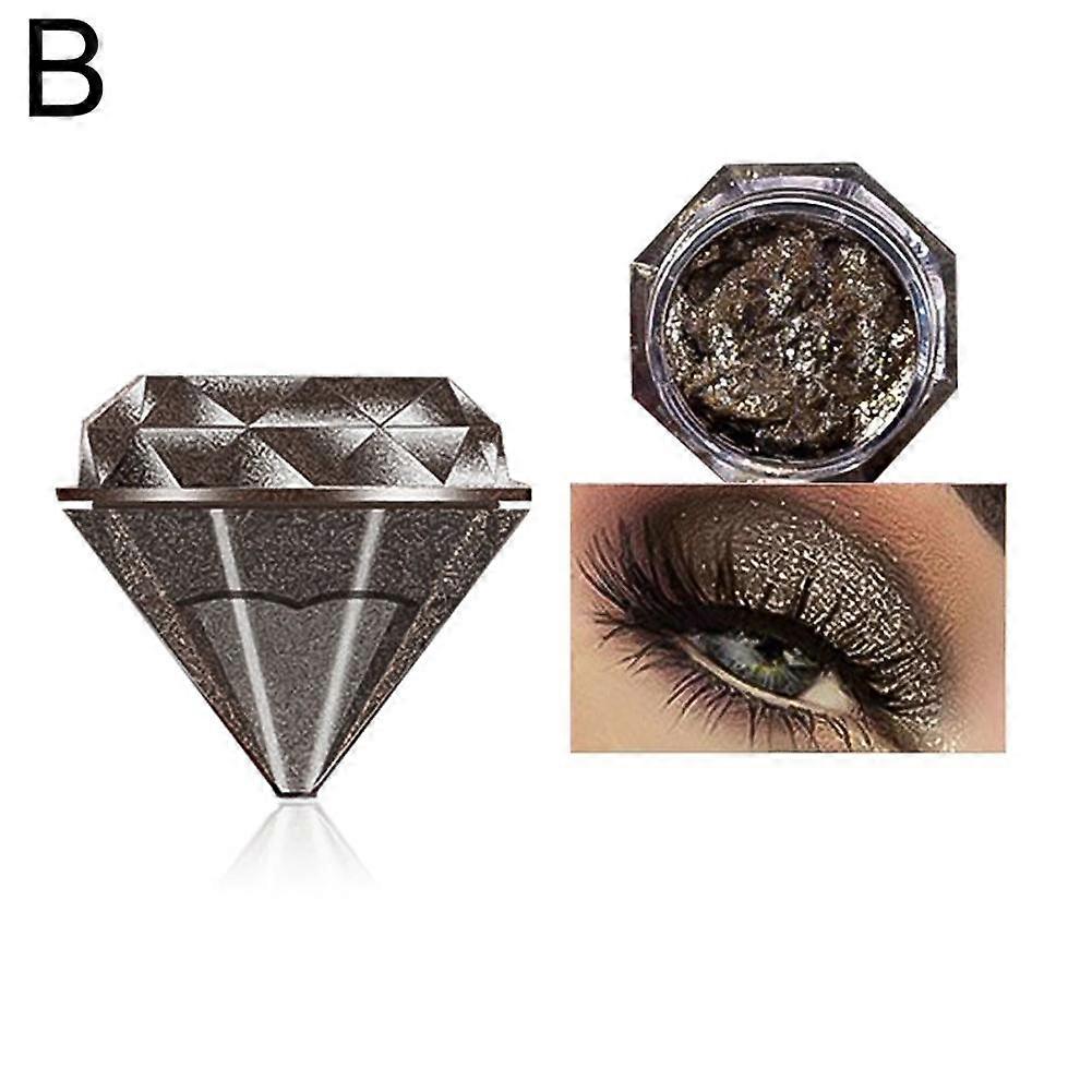 Diamond Glitter Σκιές Ματιών Μακιγιάζ για Γυναίκες Shimmer Sparkle Σκιά Ματιών Αδιάβροχη