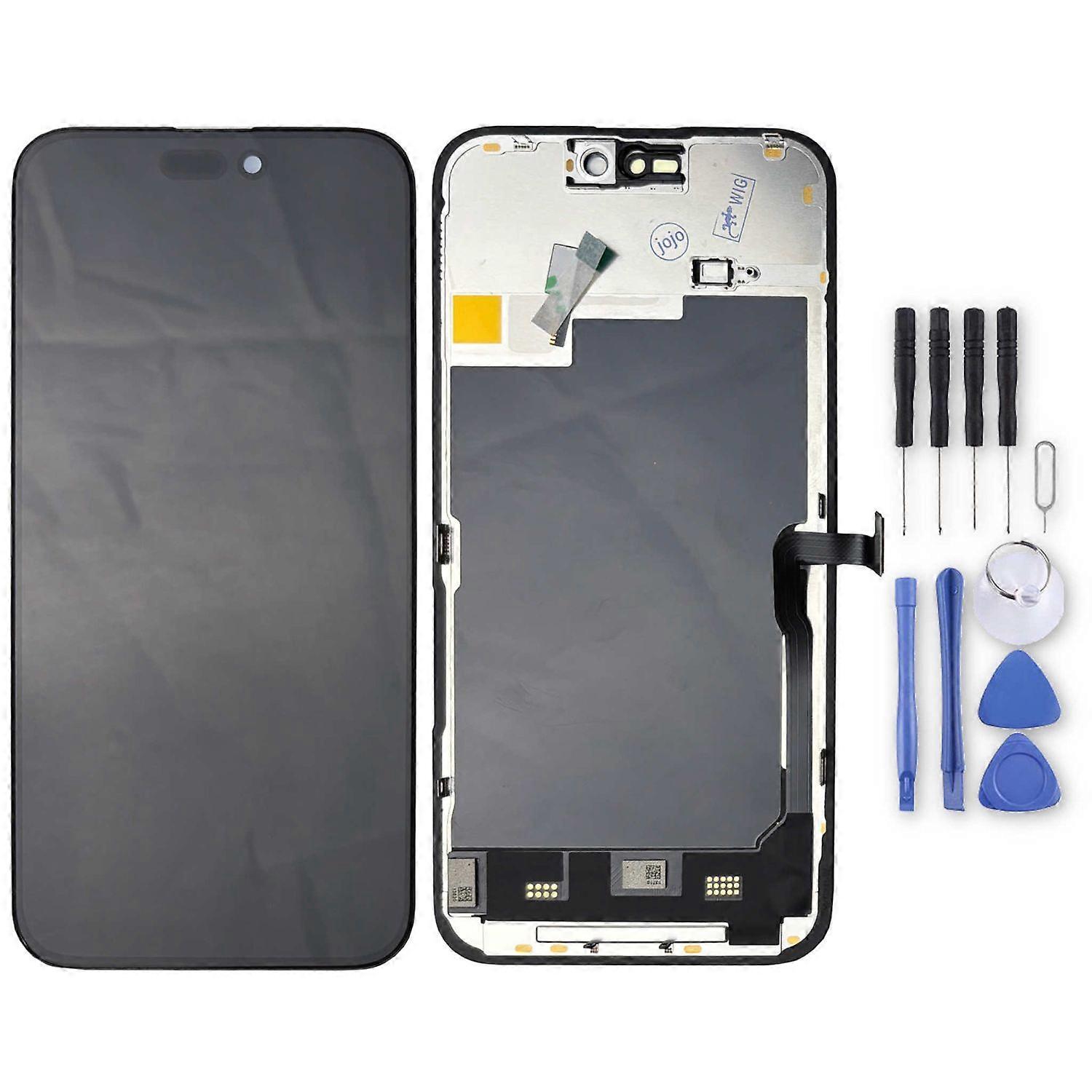 For Apple iPhone 15 Pro Max TFT Display Complete Unit without Frame Black