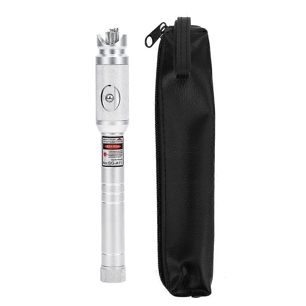 Optic Fiber Fault Locator All Metal Red Light Aluminum Alloy Shell Tool 30mW 30KM