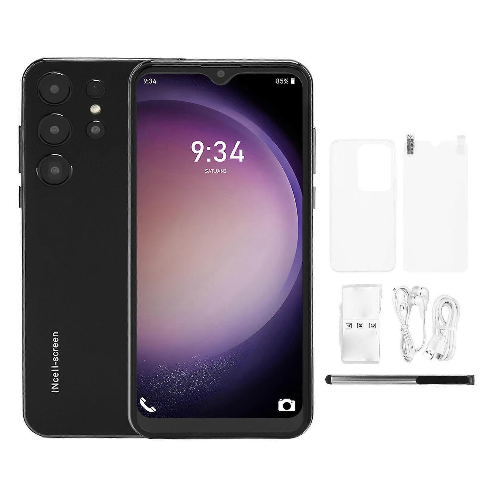 S23 Ultra 6.49" Unlocked Smartphone with Stylus, Dual SIM, 8GB RAM, 6800mAh Battery