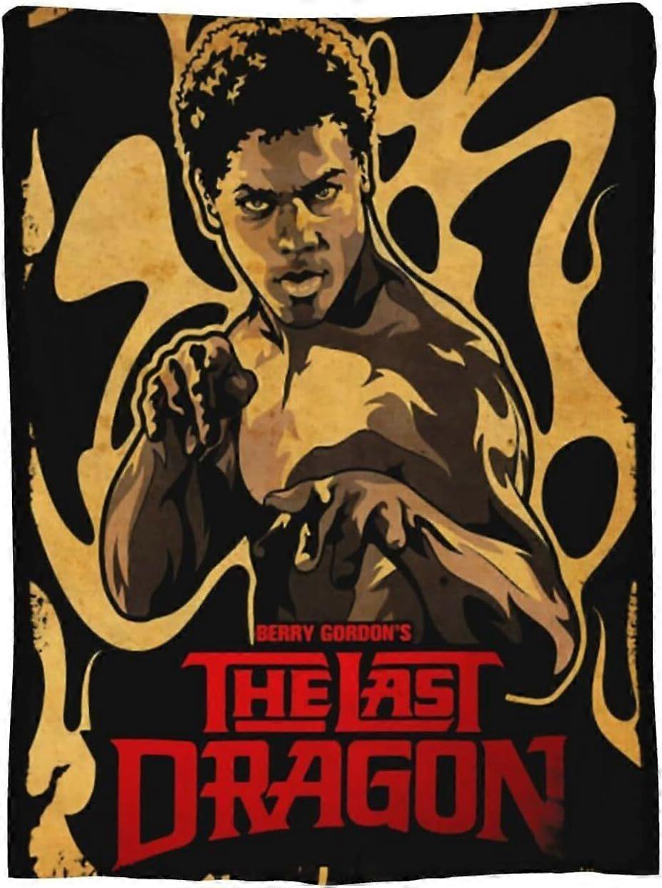 The Music Last og Dragon fluffy tæppe, bløde varme tæpper, lodne plys, soveværelse, stue MA-459