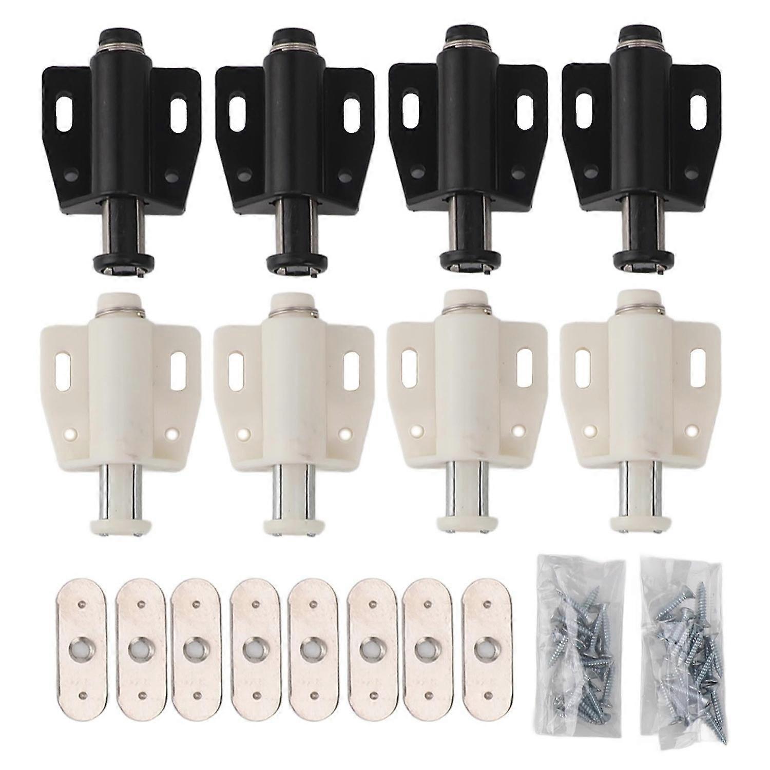 2 Set Magnetic Touch Push Open Latch Press Bounce Invisible Mini Touch Auto Spring Catch Lock for Cu