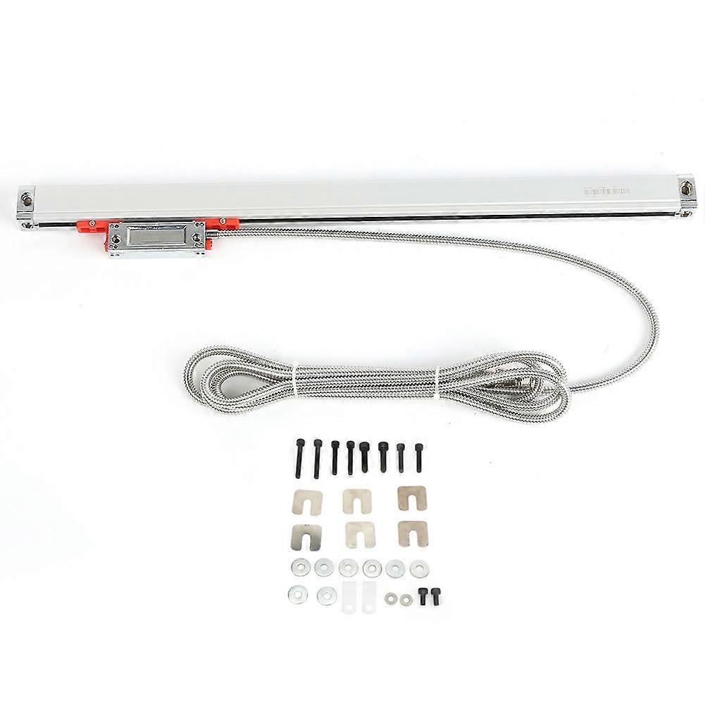 High Accuracy Optical Linear Encoder Glass Scale Measuring Ruler Tool 370mm