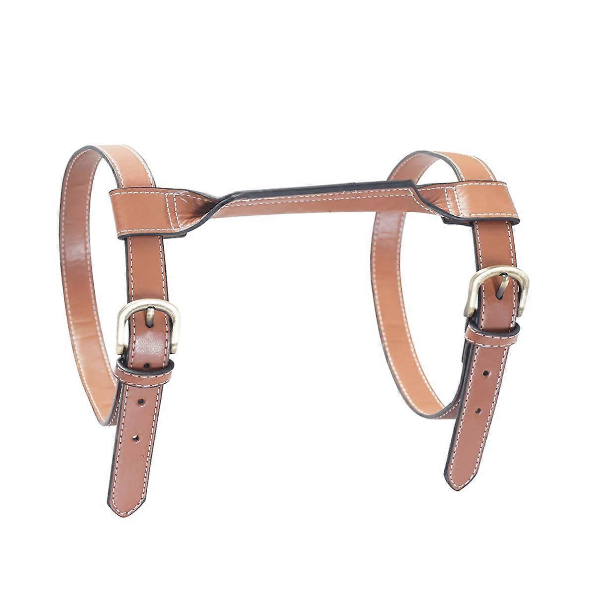 PU læderhåndtag picnic tæppe bærer rem til udendørs camping rejse tæppe